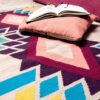 handgjort kilim matta i 100% naturull