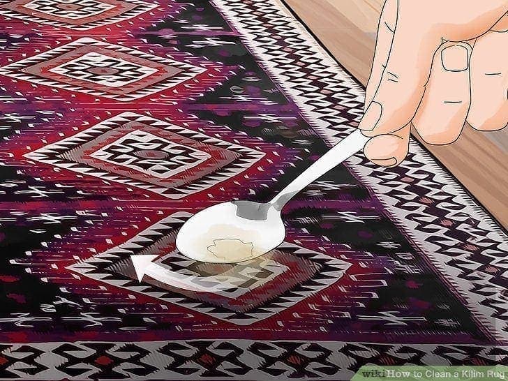 how to clean a kilim rug