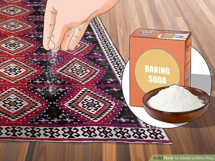 how to clean a kilim rug