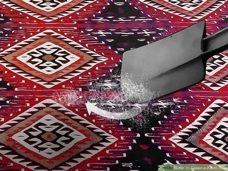 how to clean a kilim rug