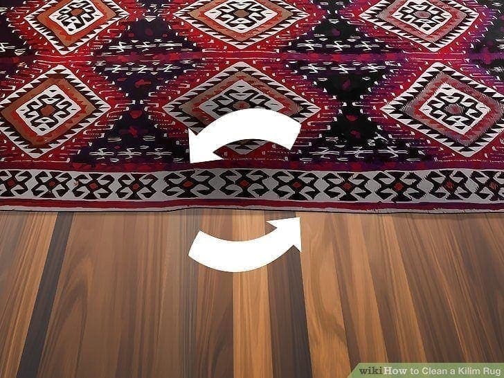 how to clean a kilim rug