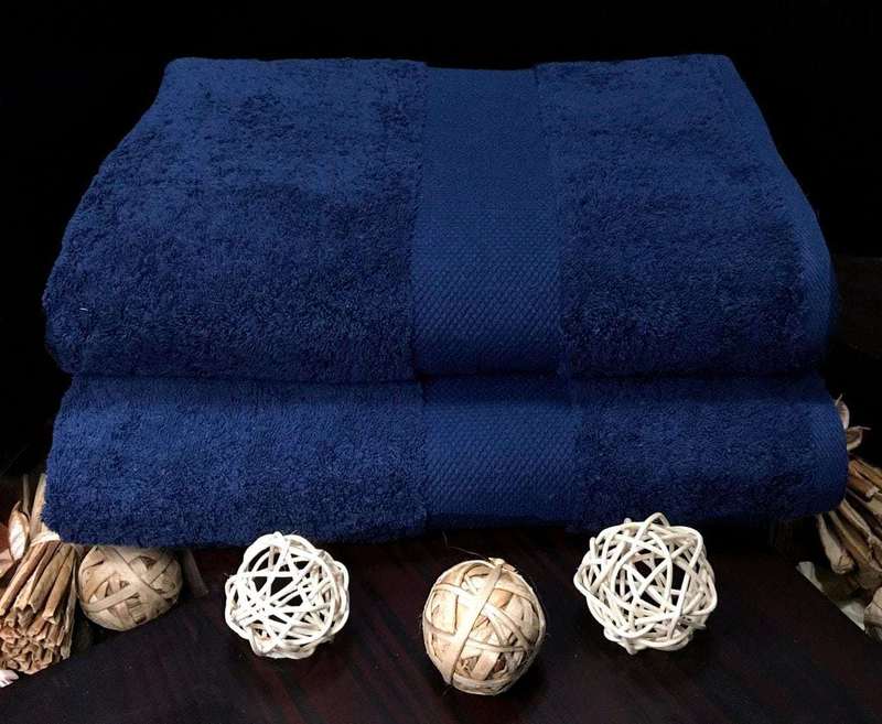 Navy Luxury Egyptian Cotton Towels