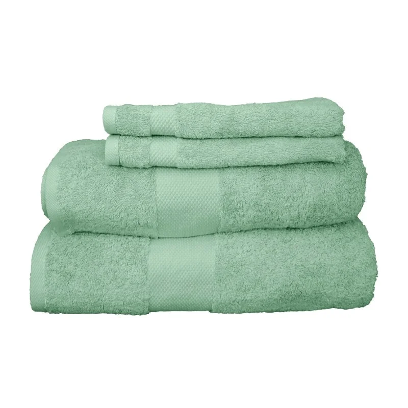 Towels Set 4pcs Green 1 Home 100% egyptian cotton towels