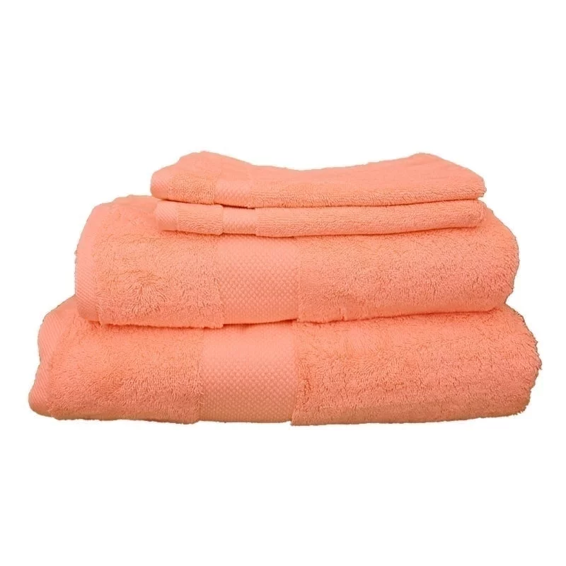 Set of 4 Towels - Salmon